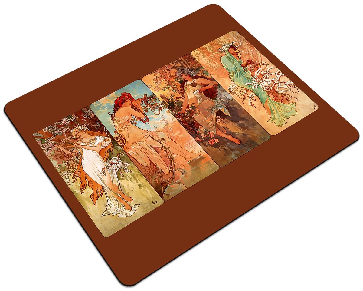 Podkładka 4 pory roku Alfons Mucha 24x19cm