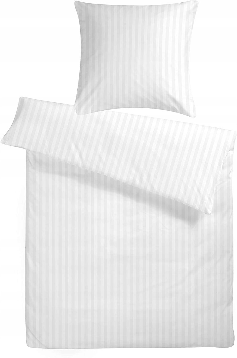 Pościel HOTELOWA adamaszek 220x200+70x80-2 ZAKŁAD BAWEŁNA 100% 90 STOPNI