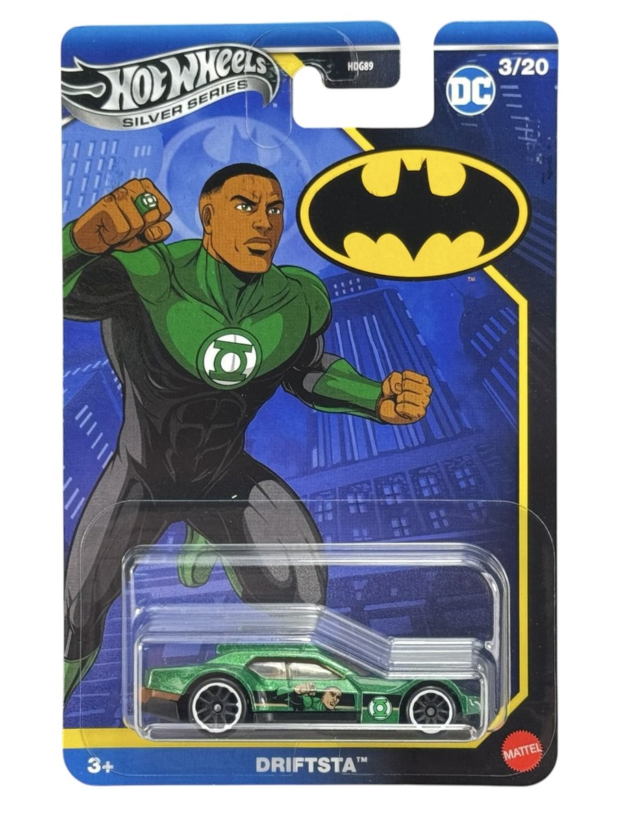 HOT WHEELS DRIFTSTA GREEN LANTERN DC BATMAN 3/20 JBY09
