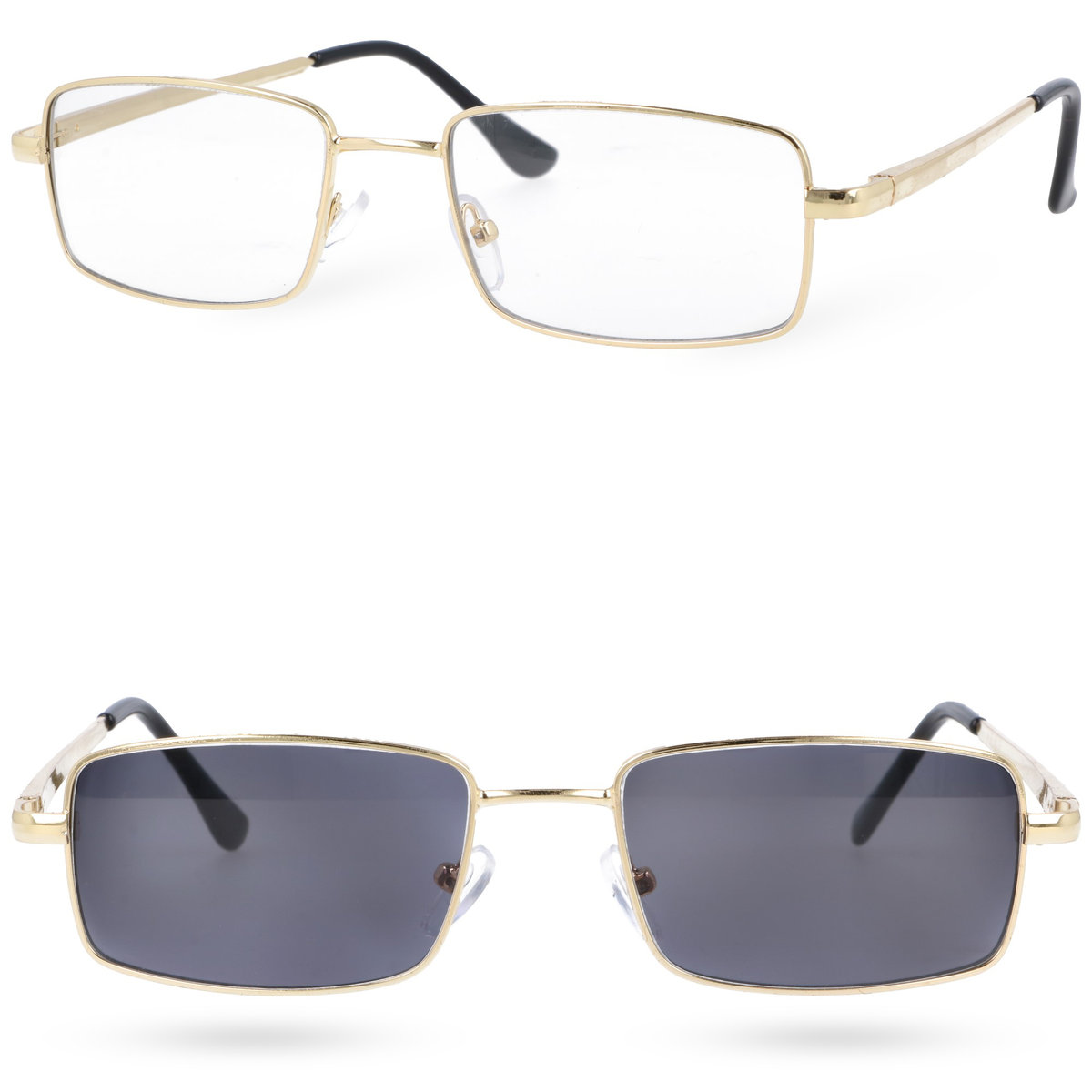 Okulary korekcyjne FOTOCHROMOWE plusy fotochromowe LumiVision GOLD +2,5