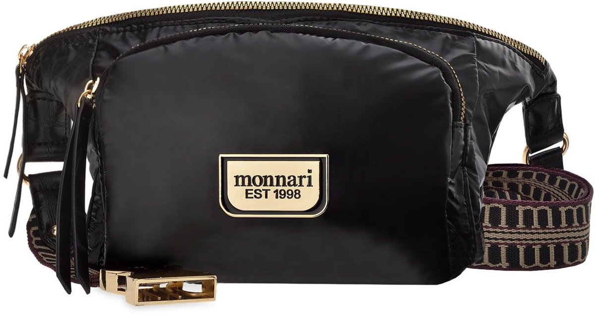 Torebka Damska Nerka Monnari Elegancka Sportowa Saszetka Crossbody Czarna