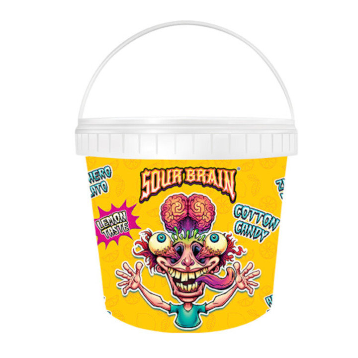 Wata cukrowa LOLLIBONI Sour brain Cytrynowa 50g
