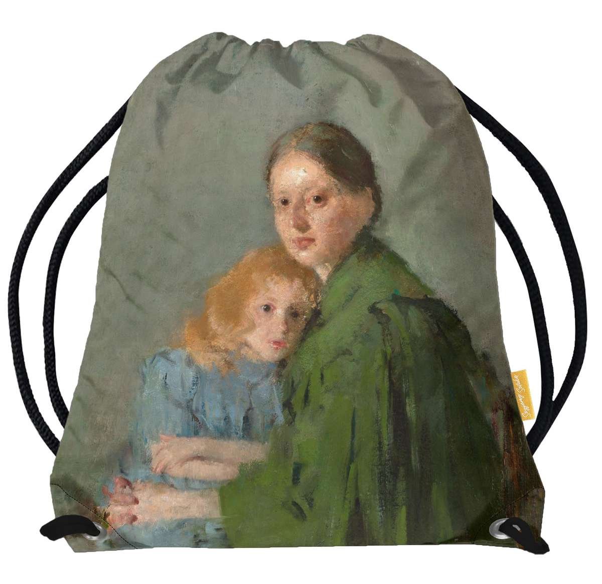 Worek Portret kobiety z małą dziewczynką (Matka z dzieckiem) Olga Boznańska-Standard