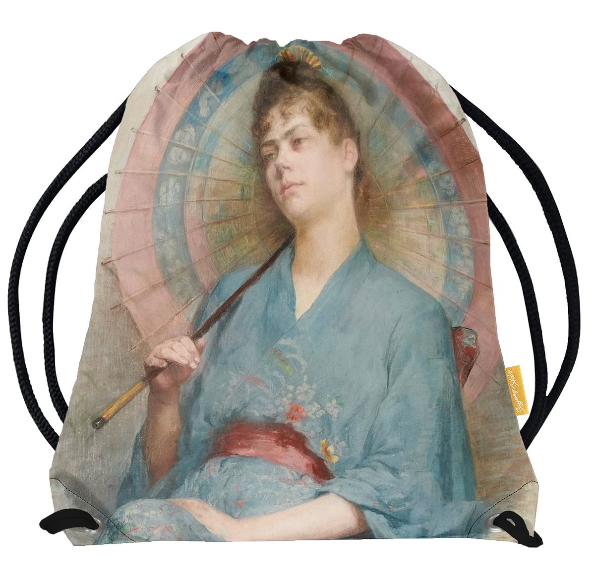 Worek Kobieta z japońskim parasolem Anna Bilińska-Bohdanowiczowa-Standard