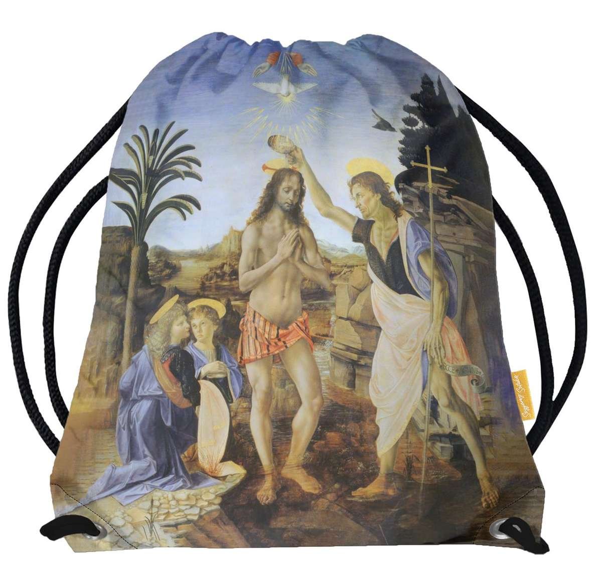 Worek Chrzest Chrystusa Leonardo da Vinci-Standard