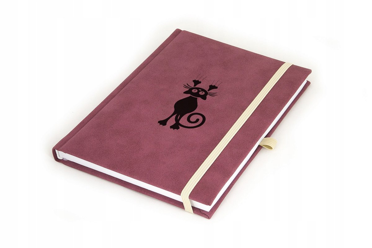 KOTEK Notes kratka Nubuk bordowy BEŻ8