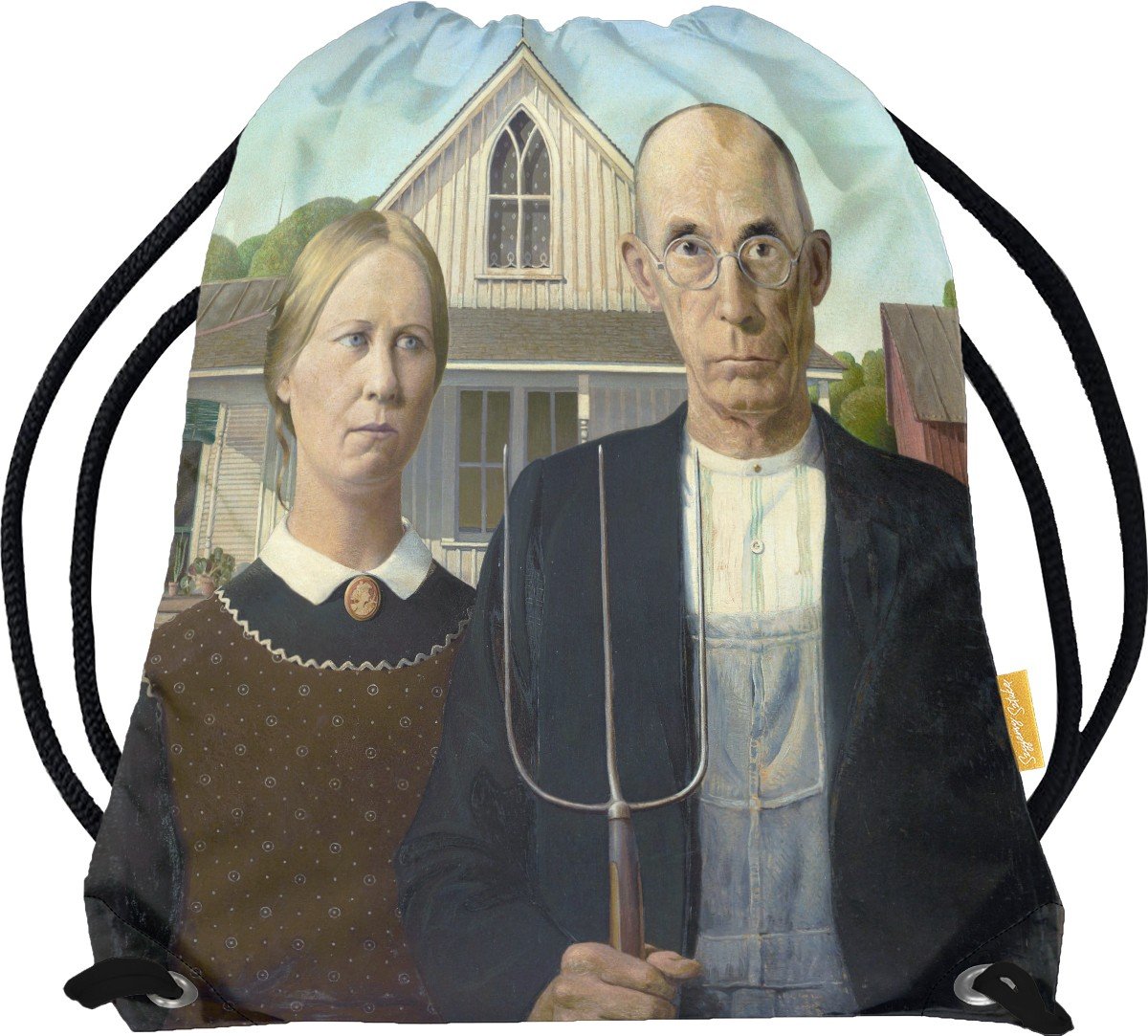 Worek American Gothic Grant Wood-Standard