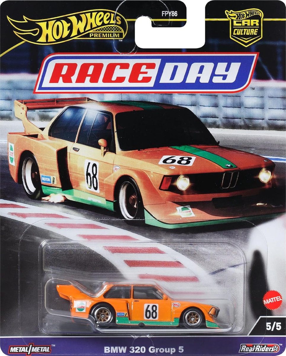 HOT WHEELS BMW 320 GROUP 5 RACE DAY 5/5 HRV94