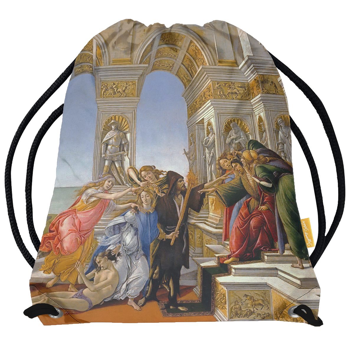 Worek Oszczerstwo według Apellesa Sandro Botticelli-Standard