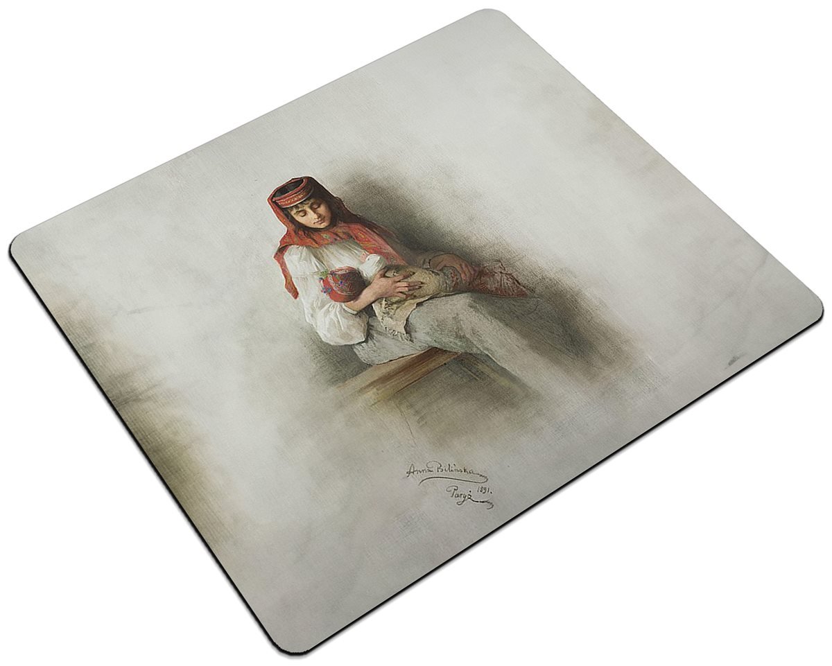 Podkładka Wieśniaczka z dzieckiem Anna Bilińska-Bohdanowiczowa 24x19cm