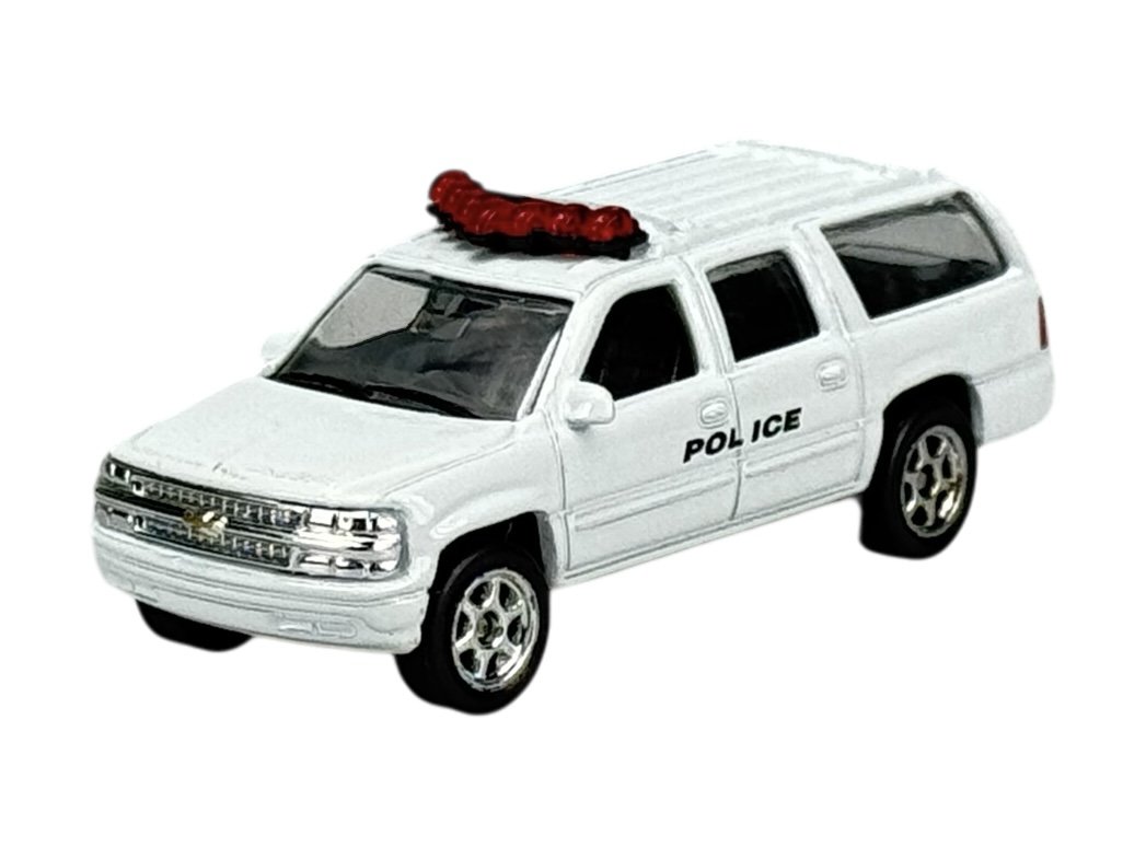 WELLY 2001 CHEVROLET SUBURBAN POLICJA 1:60 52228