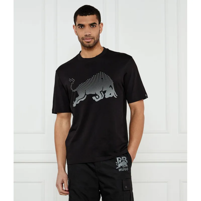 HUGO T-shirt Dricard_RB HUGO X RACING BULLS Relaxed fit