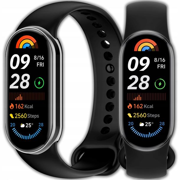 Pasek silikonowy Vanfone do Xiaomi Mi Band 8, czarny