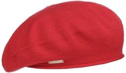 Czapka Baskijska Cotton by Seeberger, czerwony, One Size