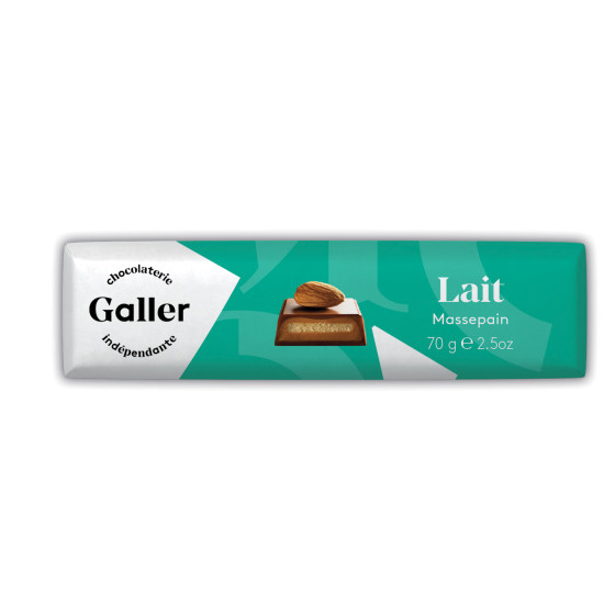 Batonik czekoladowy Galler Milk Marzipan, 70 g
