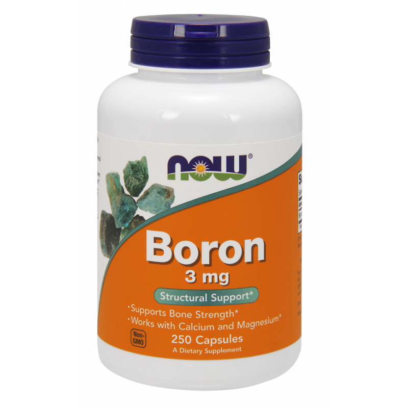 Now Foods FOODS Bor Boron 3mg 250 kapsułek FOODS