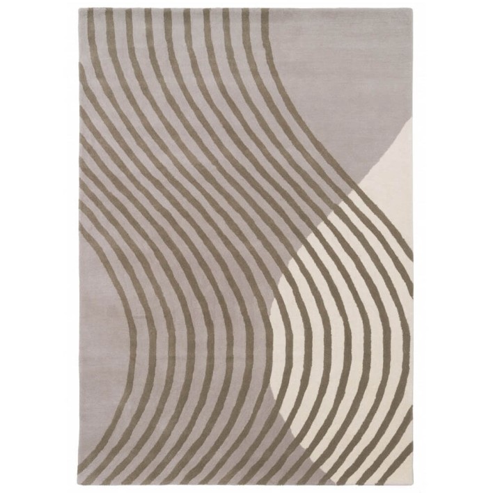 Dywan prostokątny z wełną WAVE 160x230 Beżowy