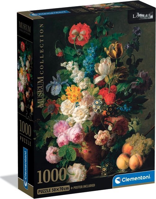 CLE puzzle 1000 CompactMus.VanDaVasoDiFiori 39970