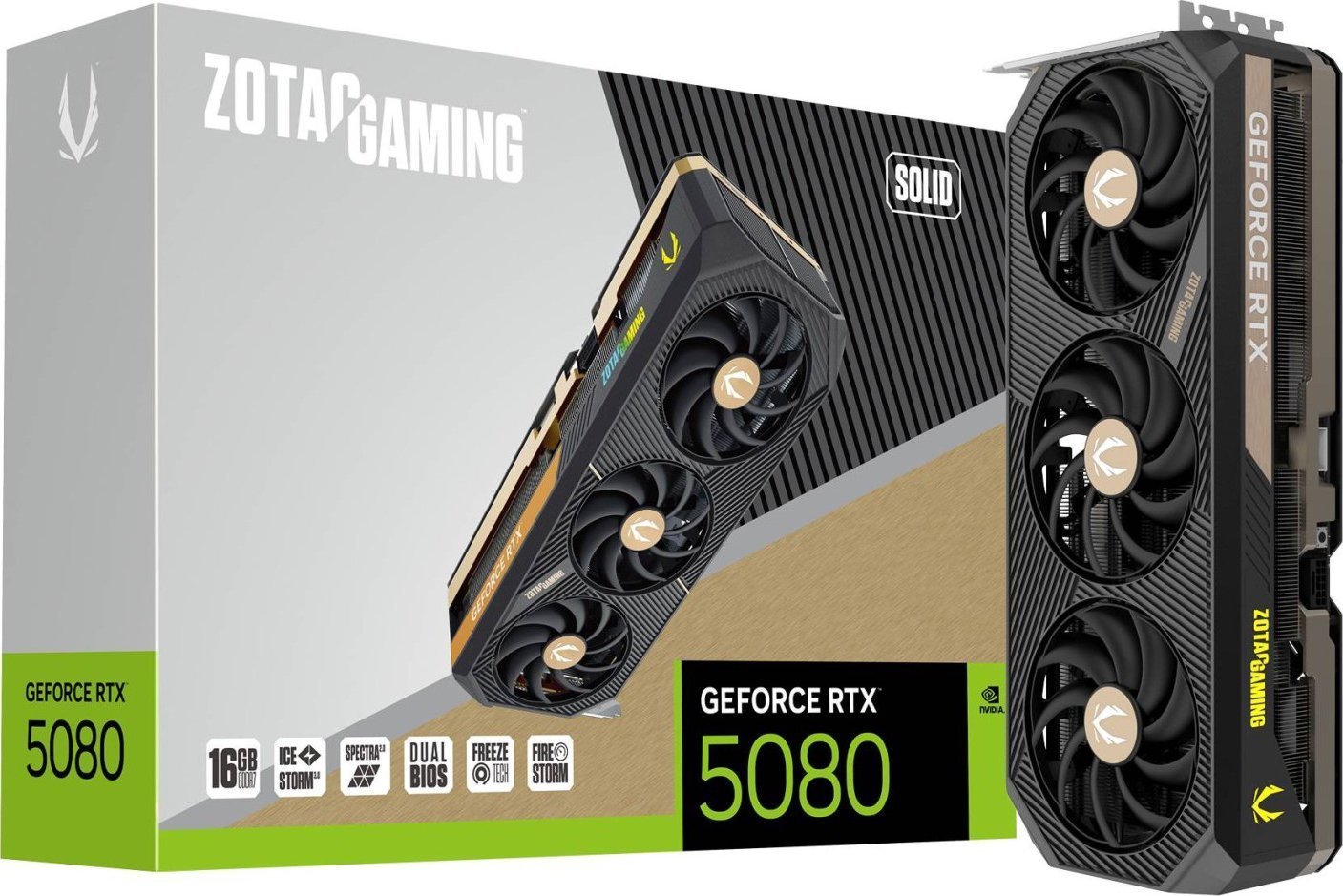 Zotac Gaming GeForce RTX 5080 SOLID 16GB GDDR7 ZT-B50800D-10P