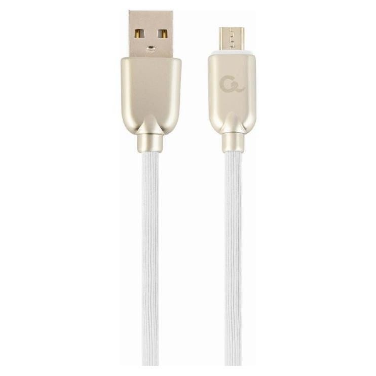 Gembird USB 2.0 AM/microUSB M 2m biały