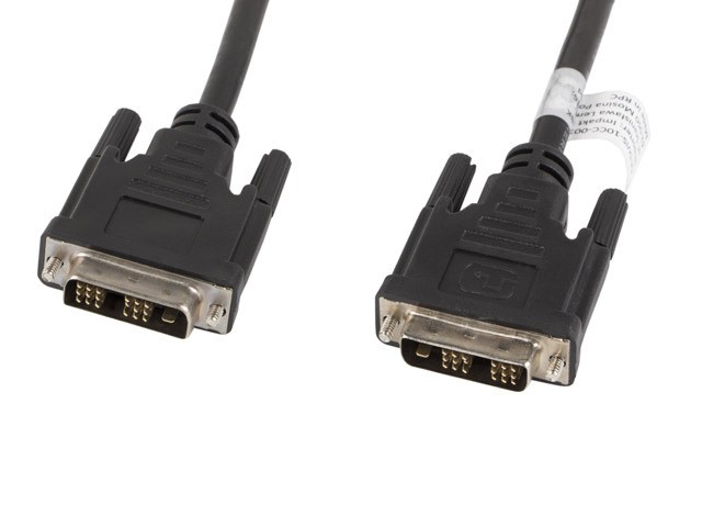 Lanberg kabel DVI-D M/M Single Link 3m czarny