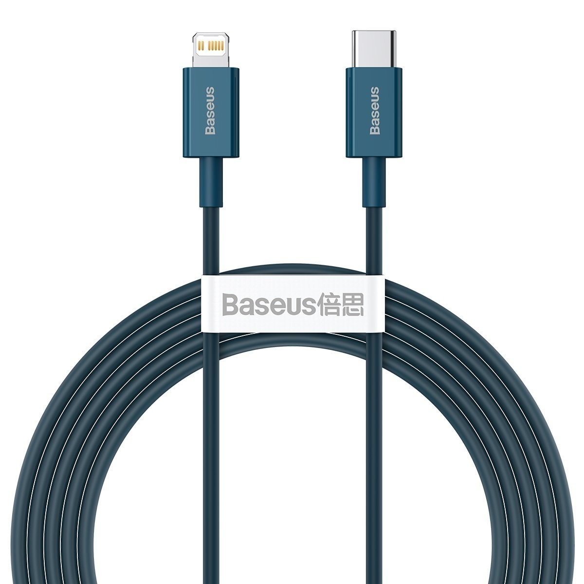 Baseus lightning - USB-C Superior Series, 20W, PD, 2m niebieski