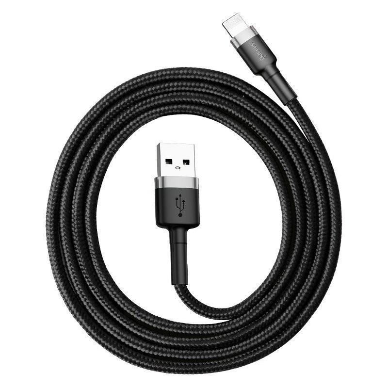 Baseus Cafule USB do Lightning 1,5A 2m szaro-czarny