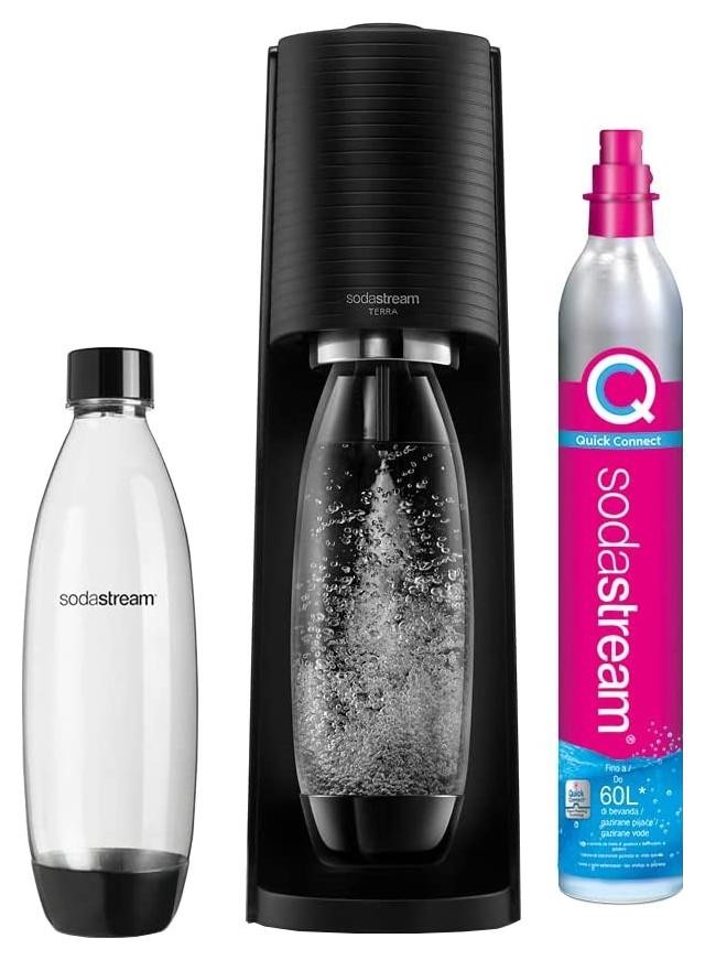 SodaStream Terra czarny 2 butelki