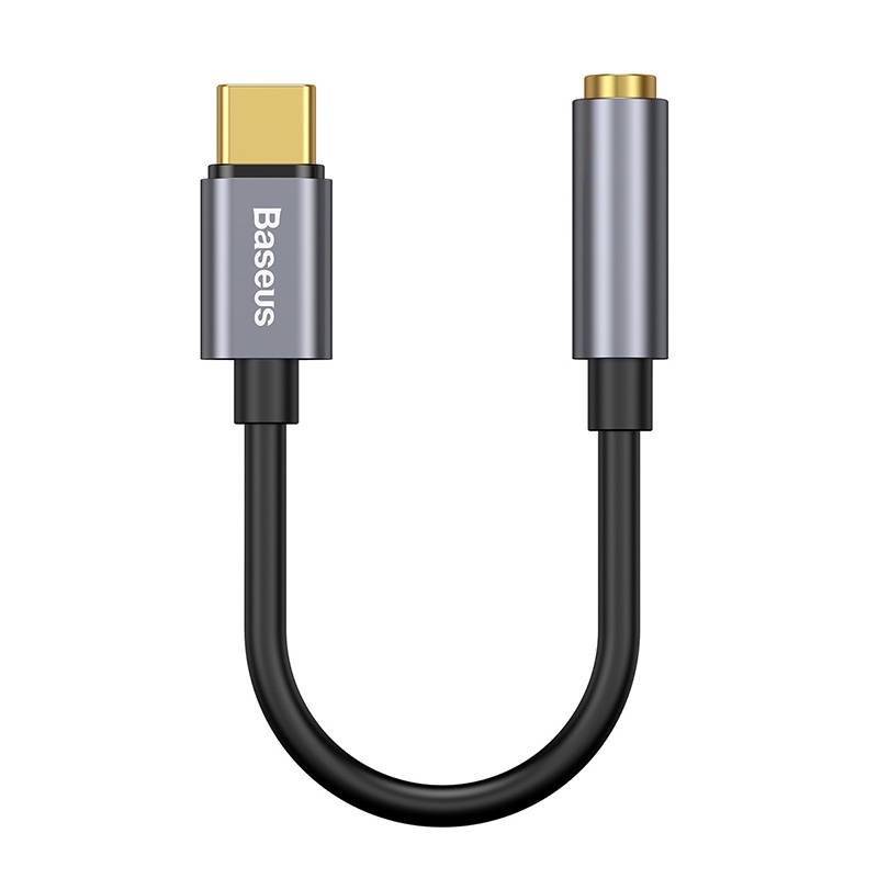 Baseus L54 USB-C do miniJack 3,5mm szary