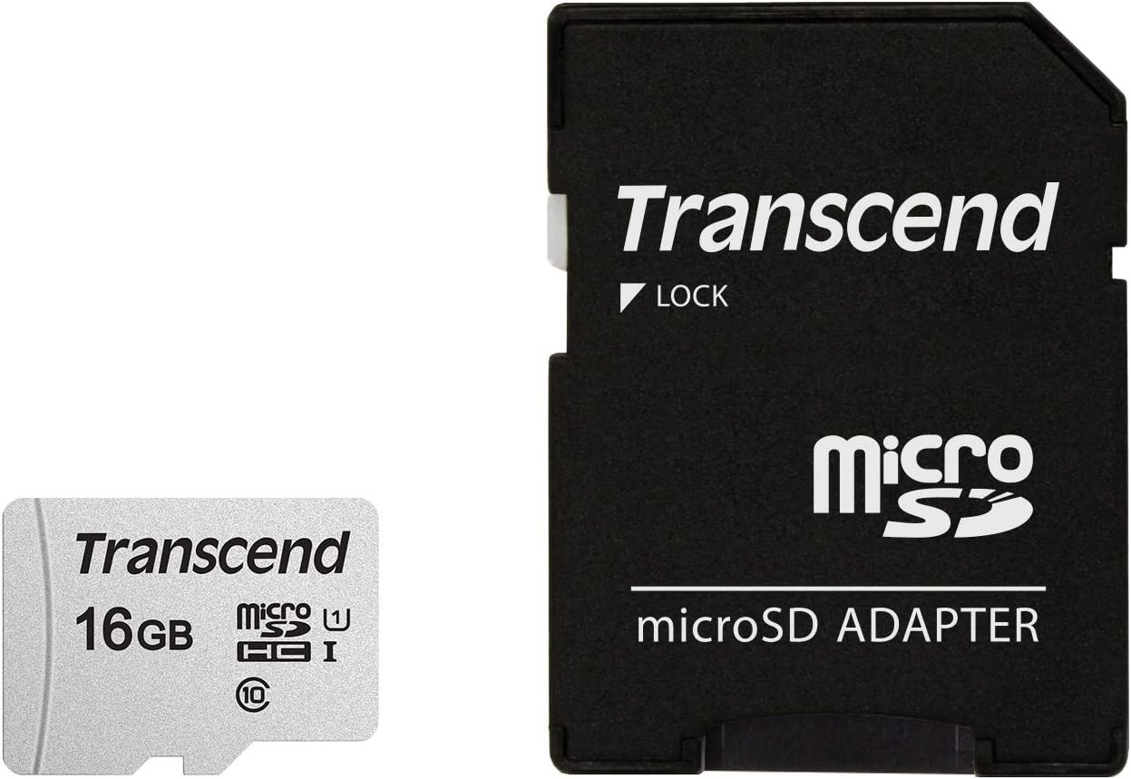 Transcend 16GB MicroSD TS16GUSD300S-A
