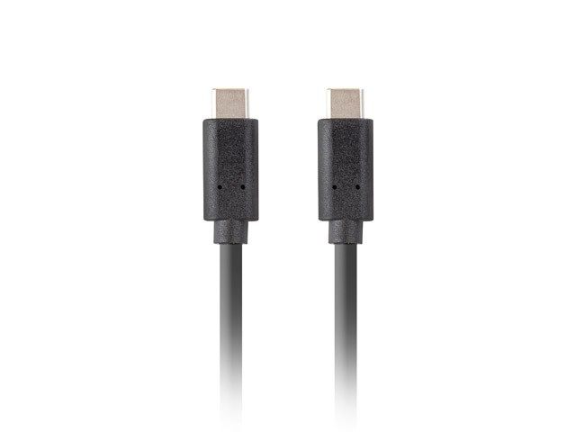 Lanberg kabel USB-C 3.1 gen 2 M/M 1.8m PD 100W czarny
