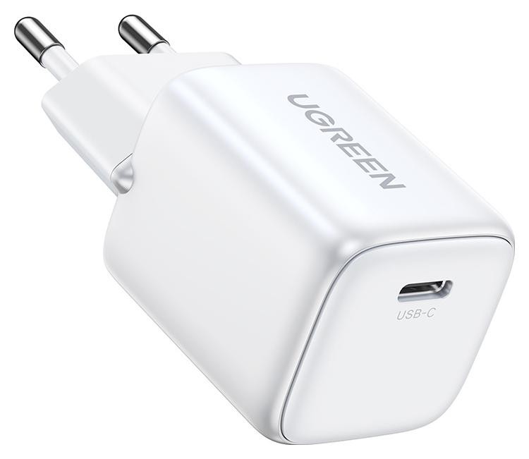 Ugreen 15324 Nexode mini, USB-C, PD3.0, QC4.0, GaN, 20W biały