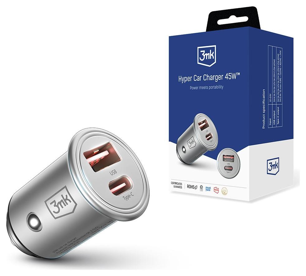 3mk Hyper Car Charger 45W