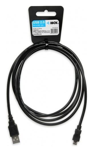 Ibox IKU2M18 USB-A do microUSB 2.0 1,8m