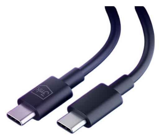 3mk Hyper Cable C to C 100W 1.2m czarny