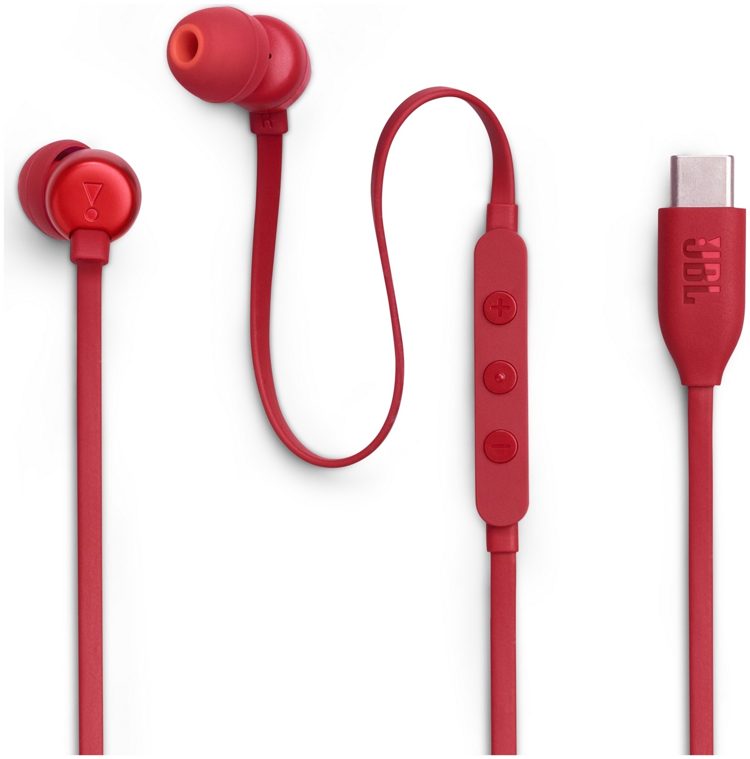 JBL T310C czerwone