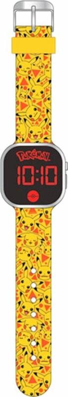 Pokemon Zegarek LED z kalendarzem POK4320 żółty