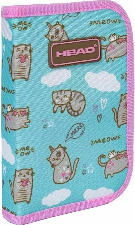 Astra Head Meow Dwuklapkowy niebiesko-różowy