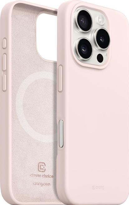 Crong Color Cover Magnetic do iPhone 16 Pro Max piaskowy róż