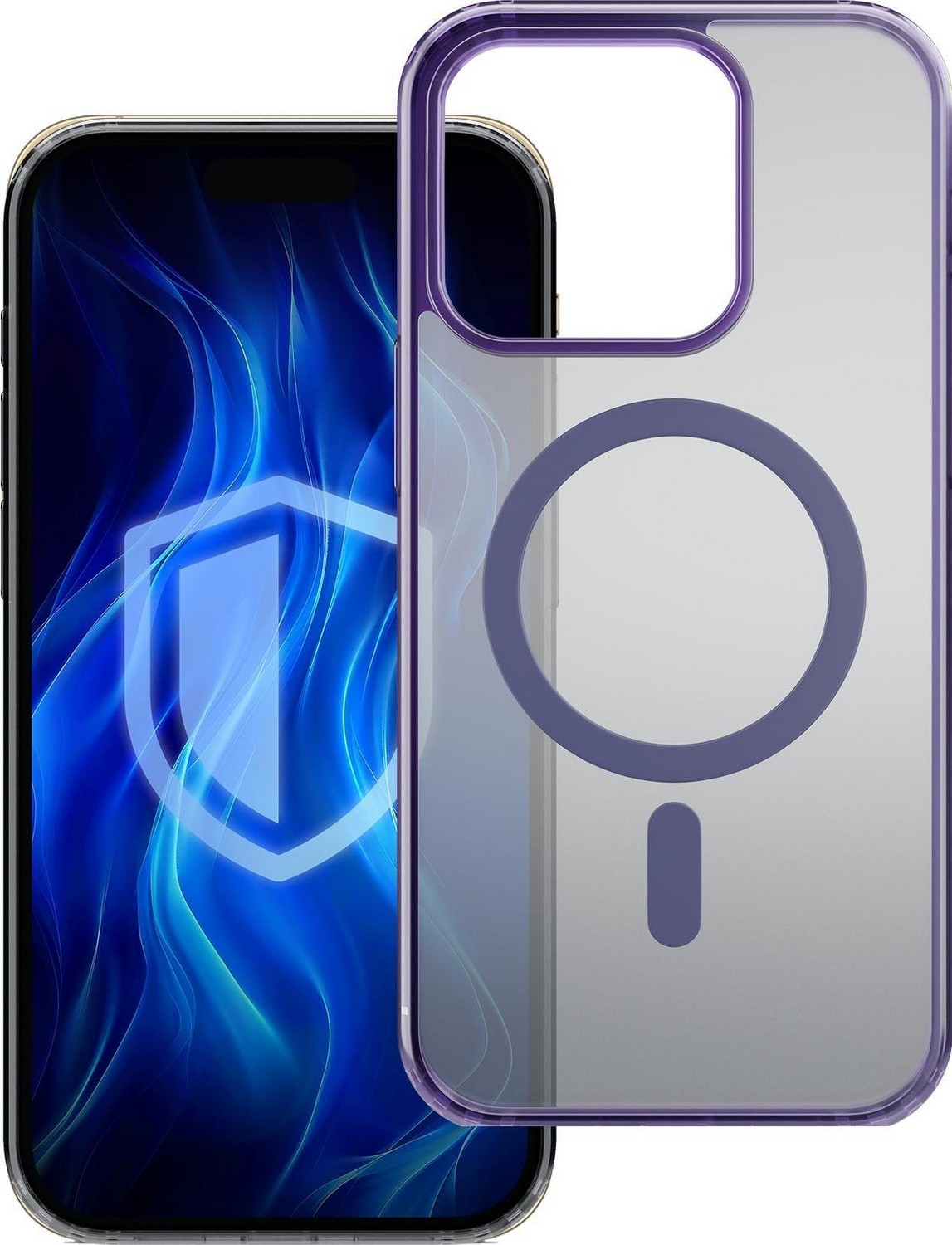 3mk Frosty MagCase do Apple iPhone 14 Pro fioletowy