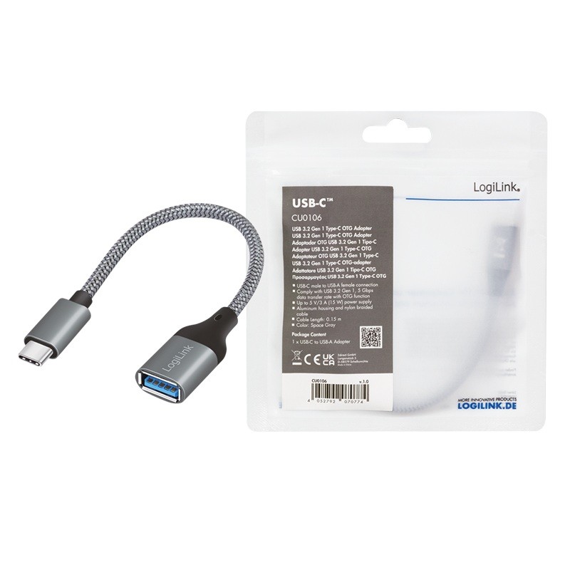 LogiLink USB-C M - USB 3.0 F CU0106