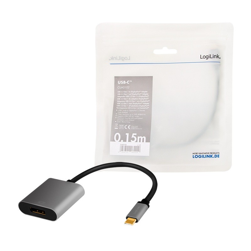 LogiLink USB 3.2 USB-C - Displayport CUA0102