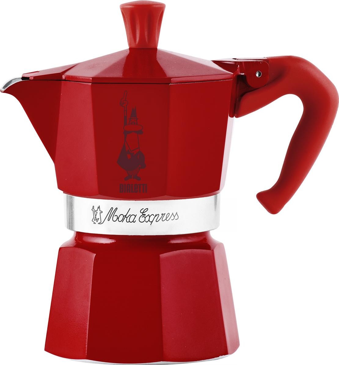 Bialetti Moka Express Winter Wonderland 3tz czerwony