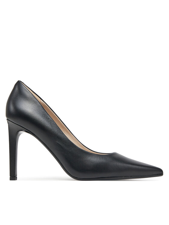 Calvin Klein Szpilki Heel Pump 90 - Lth HW0HW02336 Czarny