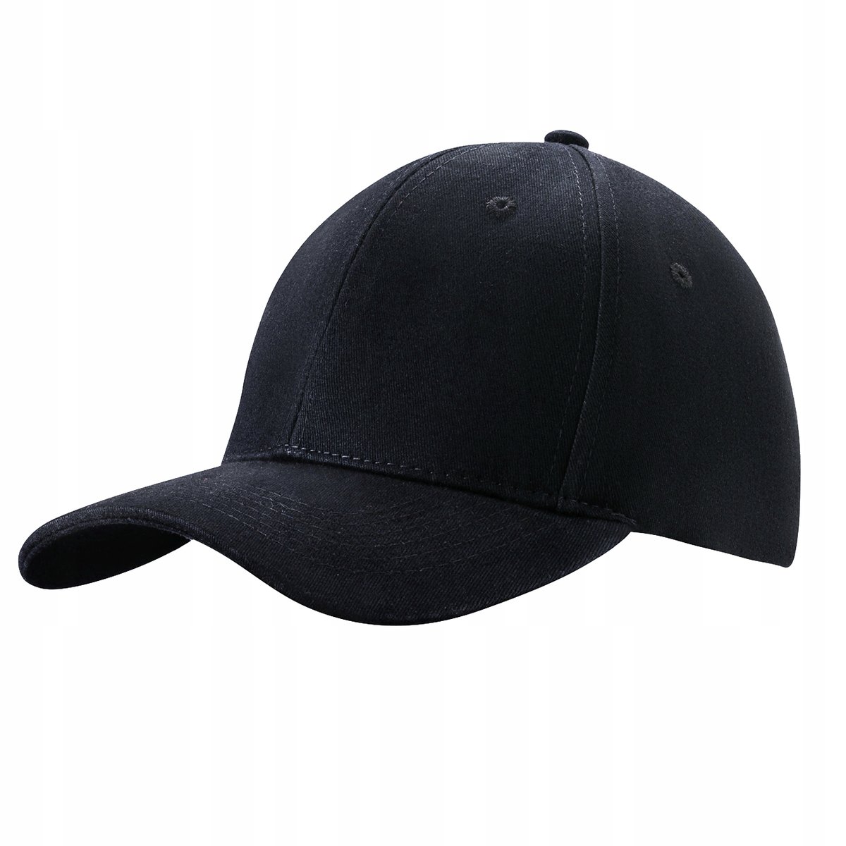 Czapka z daszkiem dziecinna bawełniana dziecięca czarny czarna