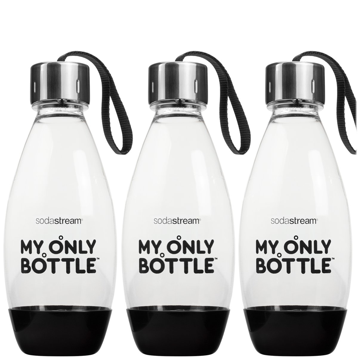 3x Butelka SodaStream My Only Bottle Black