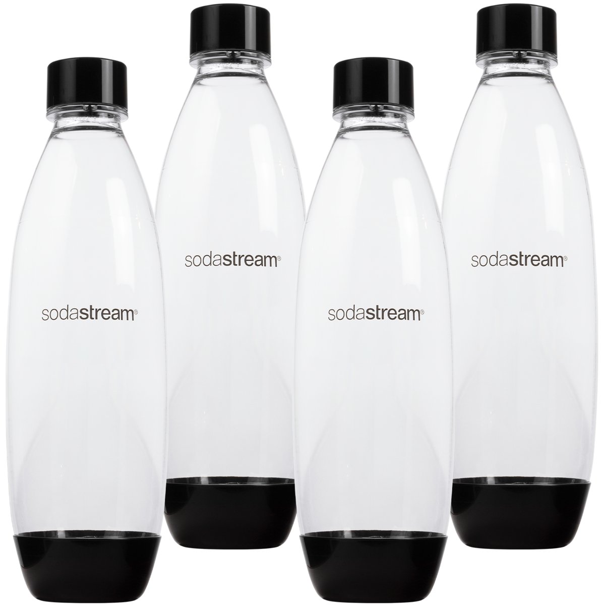 2x Butelki SodaStream 1L Fuse Dwupak Czarne