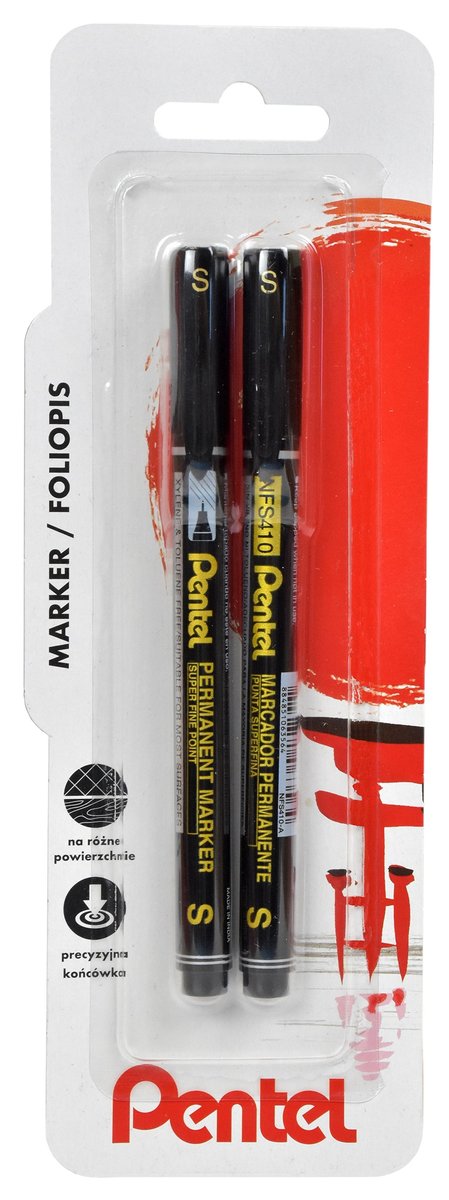 PENTEL, foliopis 2 sztuki nfs410a-2b