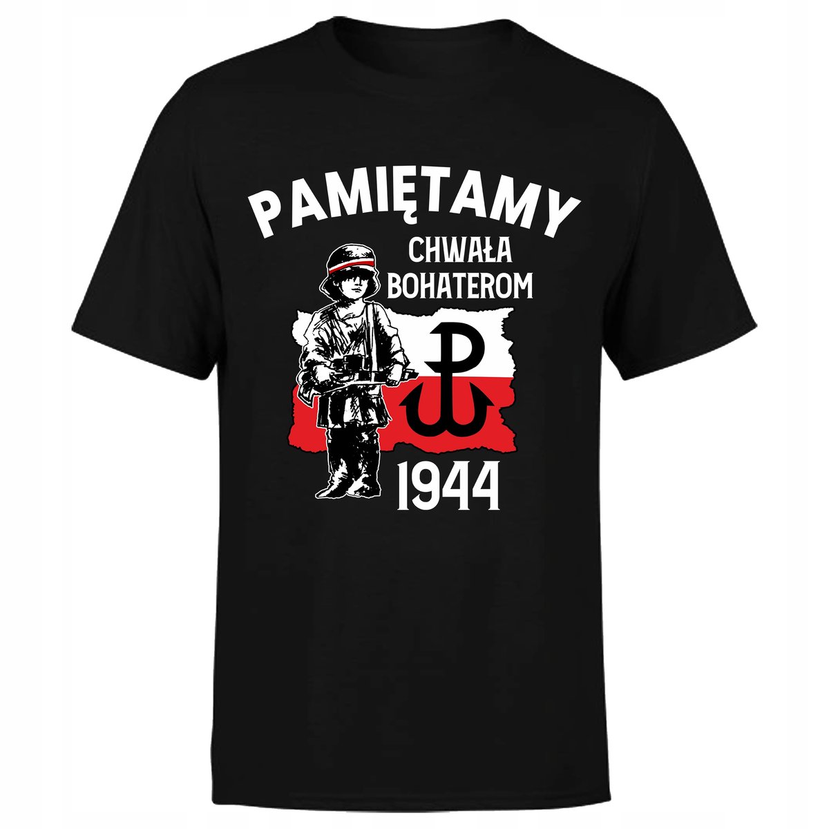 Koszulka męska z nadrukiem POLSKA WALCZĄCA 1944 4XL