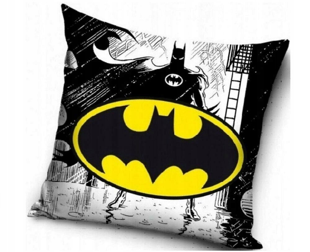 Poszewka na poduszkę dwustronna na jaśka 40x40cm Batman